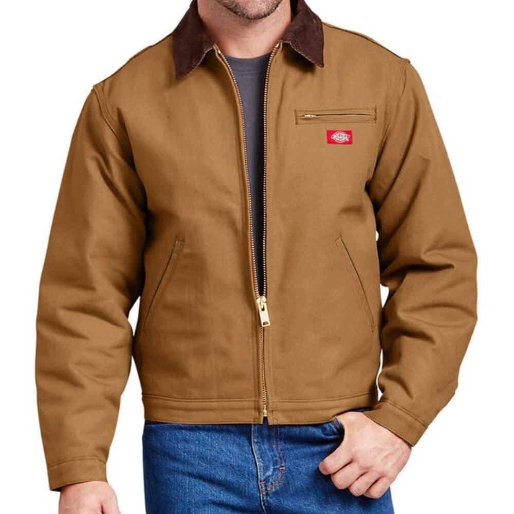 Dickies Blanket Lined Detroit Style Duck Canvas Jacket 100% Cotton EUC Small